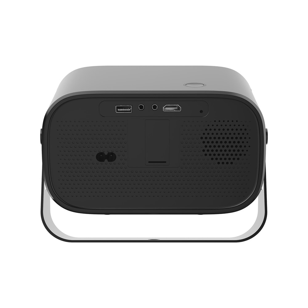 Everest PJ04 Pandora Siyah/Gri Taşınabilir 1280*720P 7500 Lumen 4K Destekli Andriod 13 HD Projeksiyon Cihazı