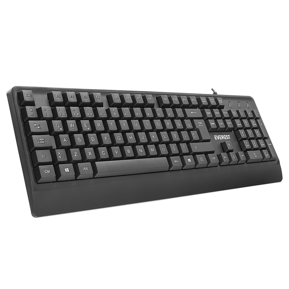 Everest KM-619 Siyah USB Q Klavye Mouse Seti