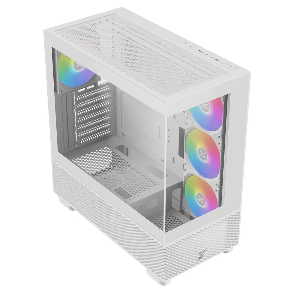 Xigmatek EN41839 Endorphin Air Arctic V2 Beyaz E-ATX 4x120mm ARGB Type-C Gaming Kasa
