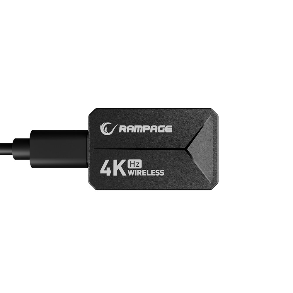 Rampage ZENITH PRO 4K BT+Wired+2.4G Siyah Kablosuz PAW3395 NORDIC 52833 MCU Gaming Oyuncu Mouse