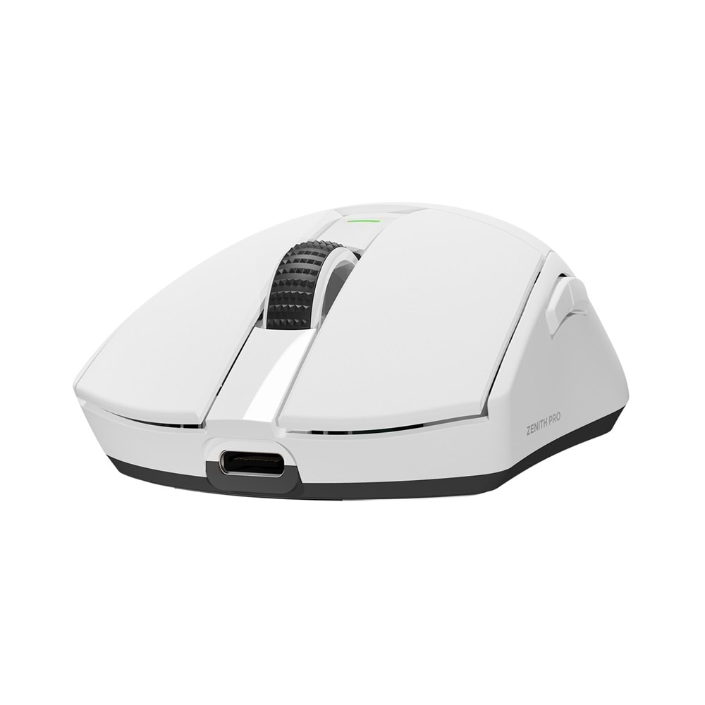 Rampage ZENITH PRO 4K Kablosuz PAW3395 RGB Beyaz Gaming Oyuncu Mouse