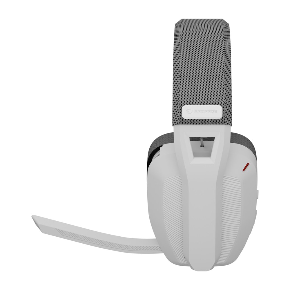 Rampage BLITZ Beyaz/Gri Wireless 2.4G Bluetooth Mikrofonlu Kablosuz Oyuncu Kulaklığı