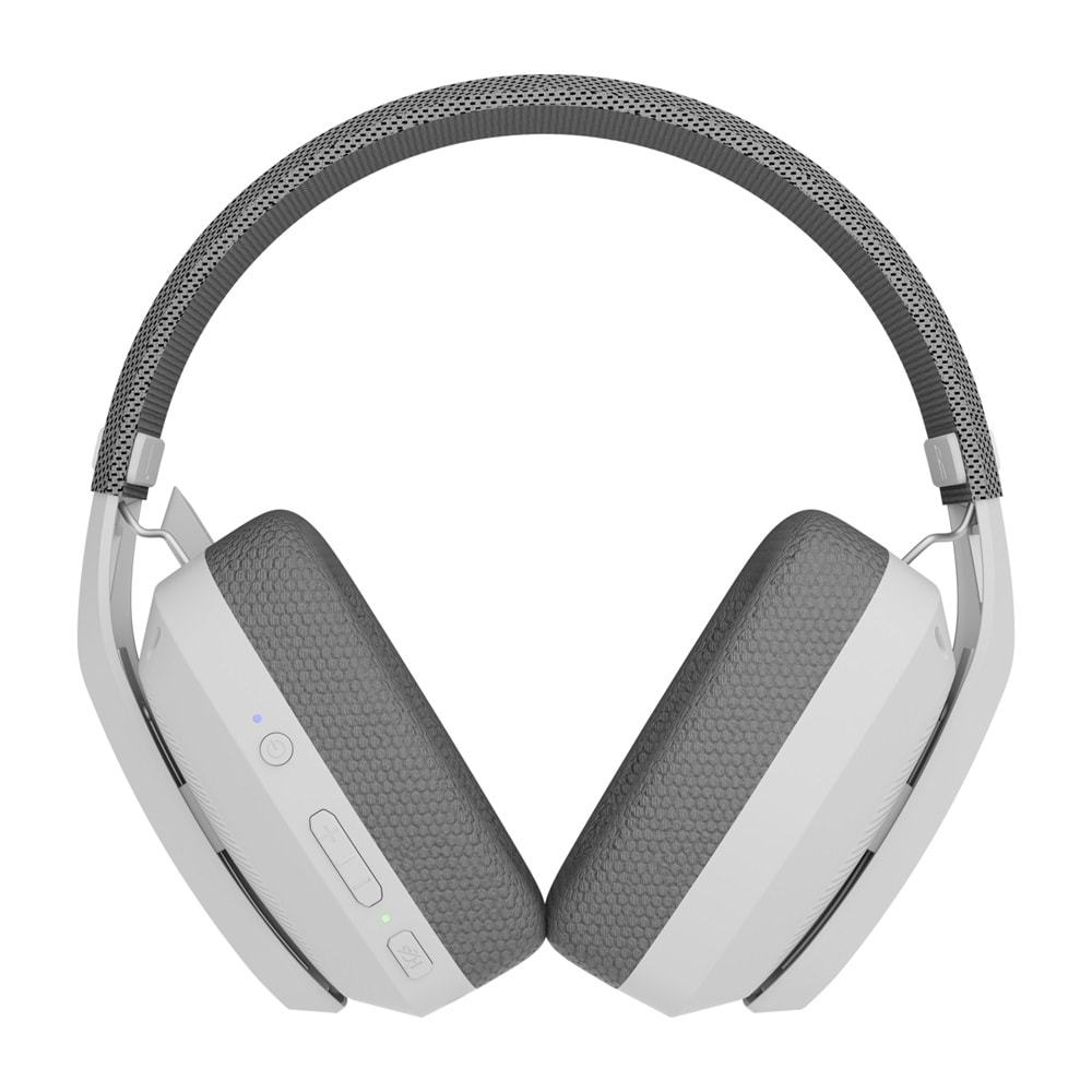 Rampage BLITZ Beyaz/Gri Wireless 2.4G Bluetooth Mikrofonlu Kablosuz Oyuncu Kulaklığı