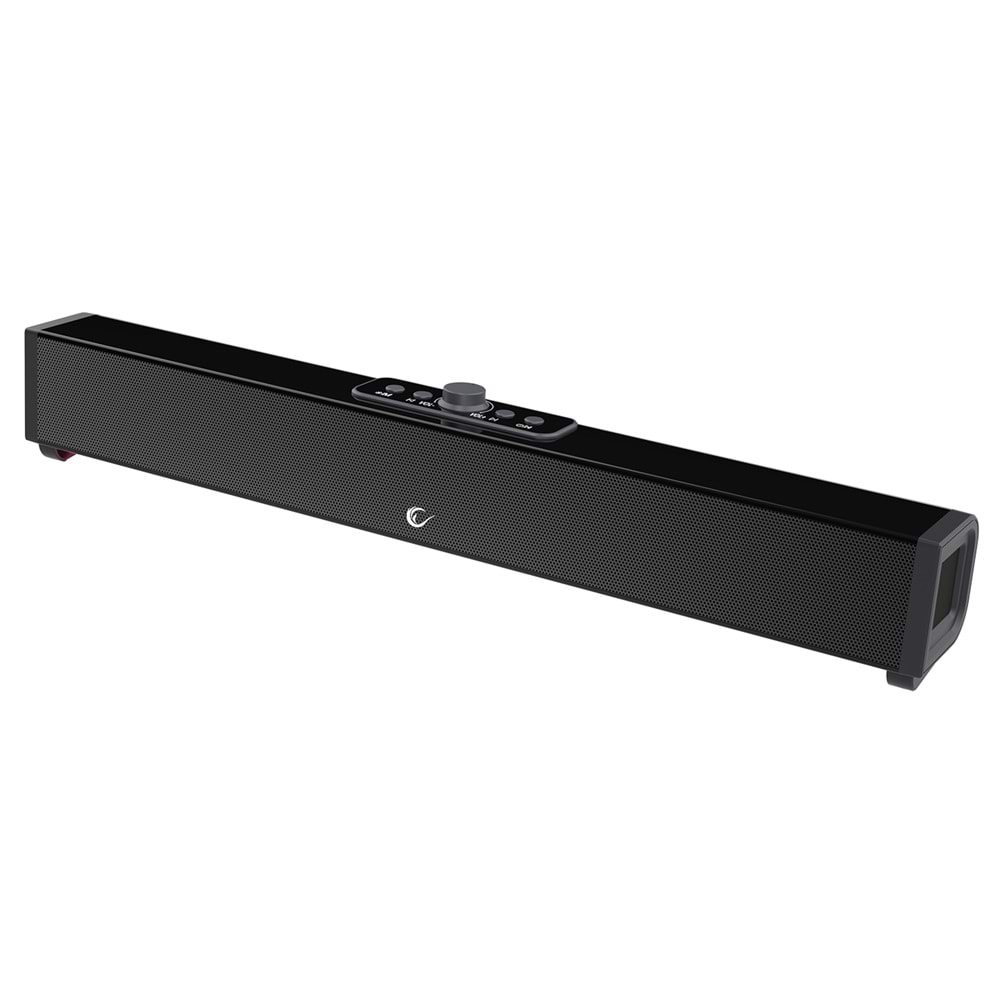 Rampage RM-1 SoundWave Plus Siyah Total 64W 16V/4.06A BT+USB+AUX+TF Kartlı Gaming Soundbar Speaker(Outlet)