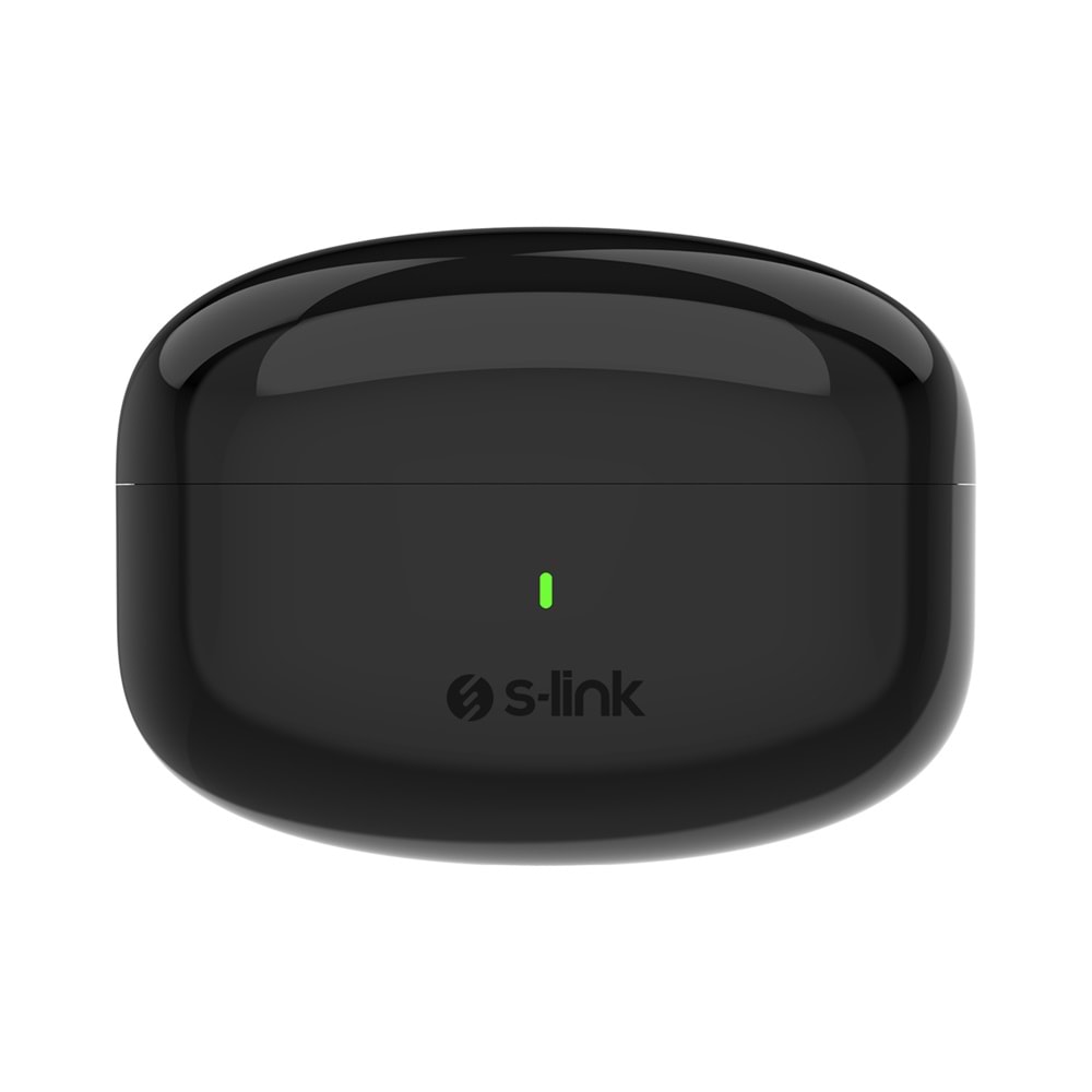 S-Link EARDOPES SL-TWS08 Siyah 4 Mikrofonlu ENC Dual Mic TWS Bluetooth 5.3 Kablosuz Kulaklık 500mAh Type-C