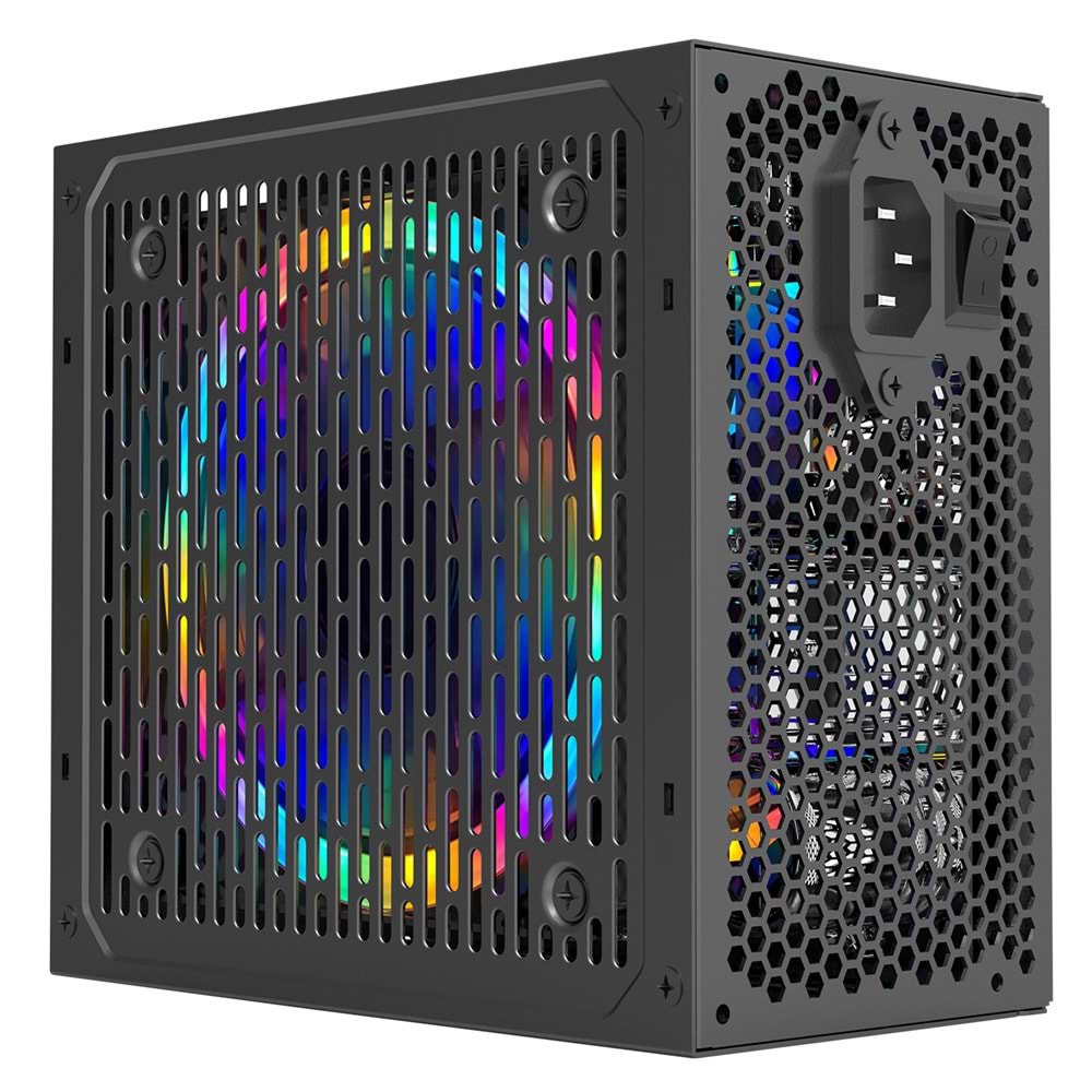 Rampage RGB-650 650W 80 Plus Bronze Aktif PFC 12cm RGB Fanlı Power Supply