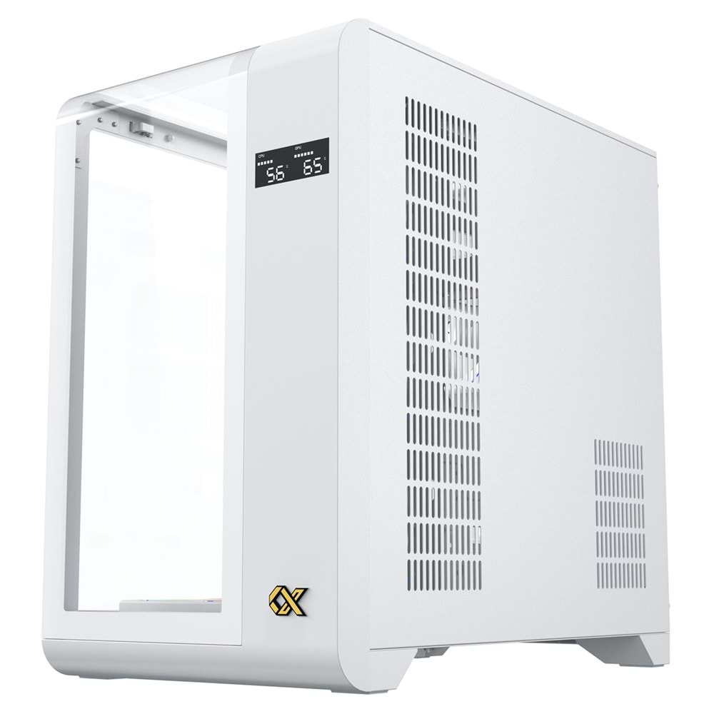 Xigmatek EN44281 PANO S ARCTIC Beyaz 3 Taraf Temperli Cam 7x120mm ARGB Fan Type-C USB 3.0 E-ATX Gaming Kasa OUTLET