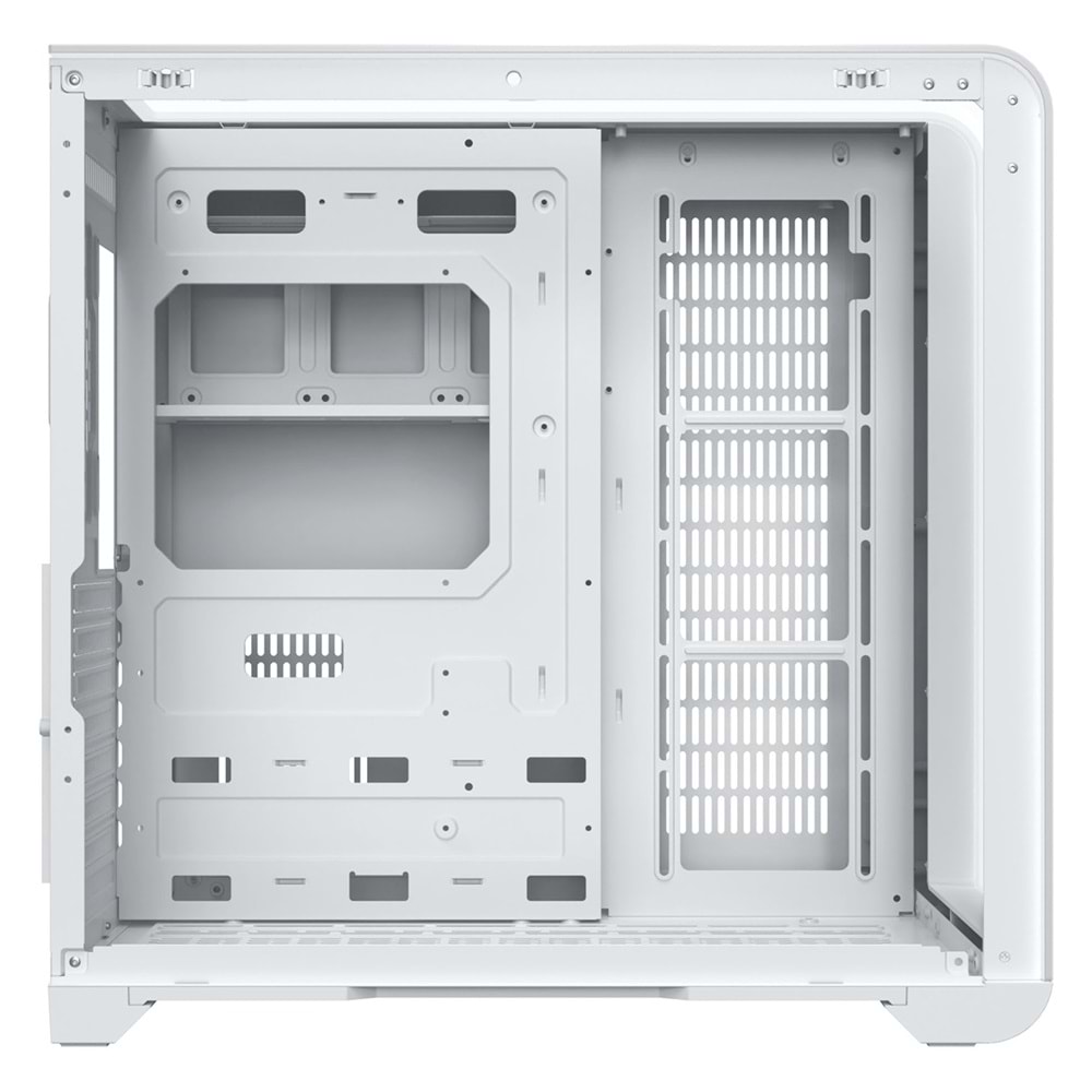 Xigmatek EN44281 PANO S ARCTIC Beyaz 3 Taraf Temperli Cam 7x120mm ARGB Fan Type-C USB 3.0 E-ATX Gaming Kasa OUTLET