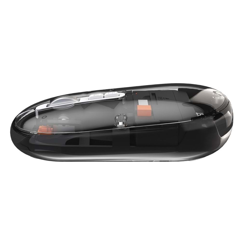 Everest SM-BT29 Glassy Usb Siyah Transparan 2in1 Bluetooth ve 2.4GHz Kablosuz Mouse