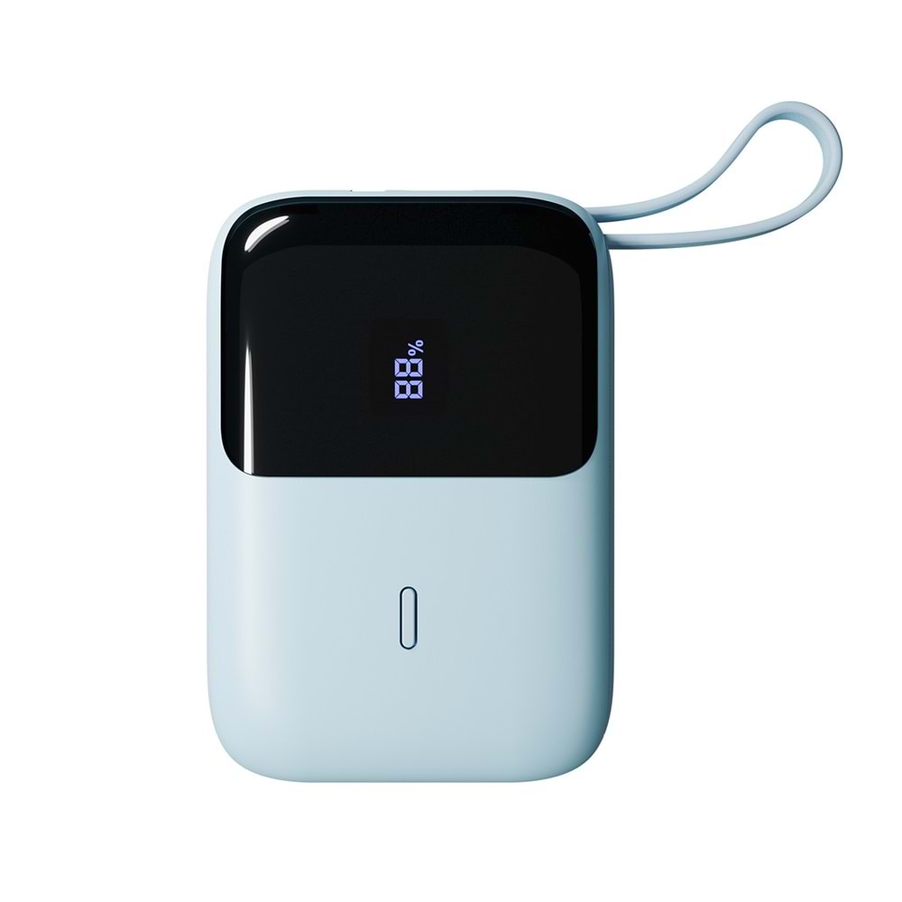 S-link P109M 10000mAh PD20W+QC18W+HSC22.5W Mavi LCD Taşınabilir Pil Şarj Cihazı PowerbankS-link P109M 10000mAh PD20W+QC18W+HSC22.5W Mavi LCD Taşınabilir Pil Şarj Cihazı Powerbank