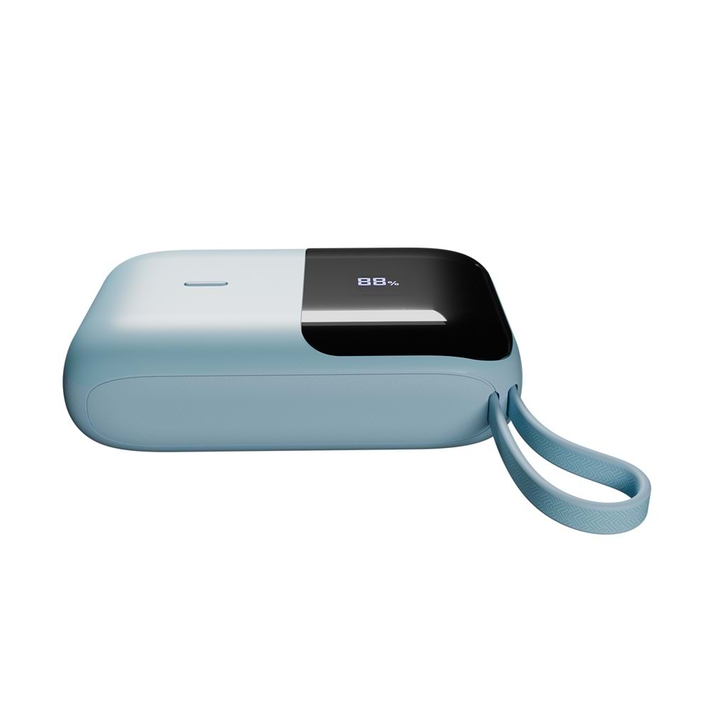 S-link P109M 10000mAh PD20W+QC18W+HSC22.5W Mavi LCD Taşınabilir Pil Şarj Cihazı PowerbankS-link P109M 10000mAh PD20W+QC18W+HSC22.5W Mavi LCD Taşınabilir Pil Şarj Cihazı Powerbank