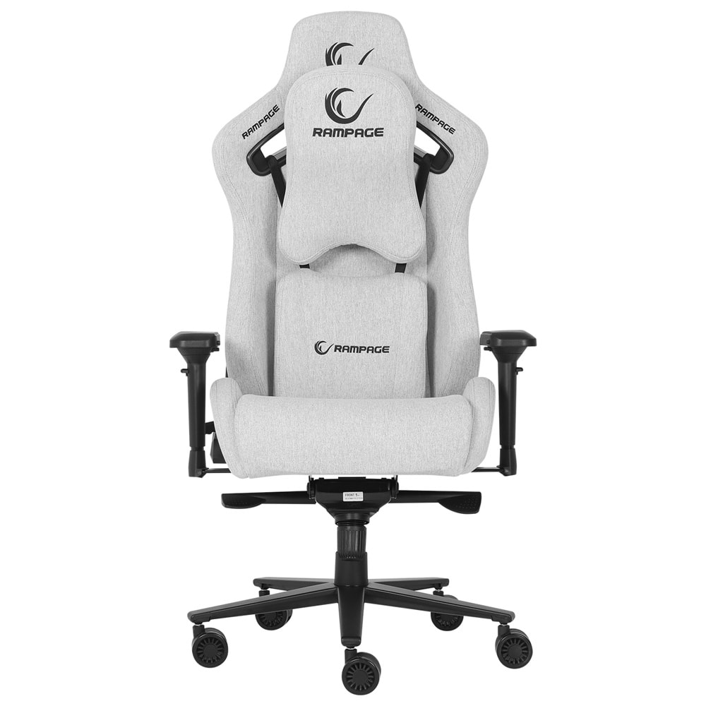 Rampage KL-R21 GRAND SERIES Üst Seviye Terletmez Kumaş Fildişi Gaming Oyuncu Koltuğu (OUTLET)