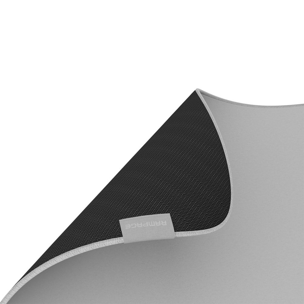 Rampage Pulsar Pro XXL 900x400x4mm Dikişli Neutral Kumaş Gri Gaming Mouse Pad