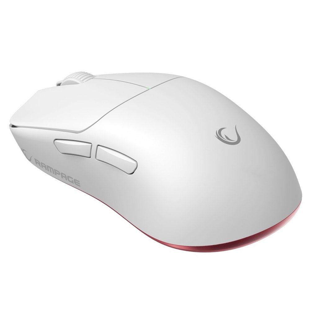 Rampage Tilion Kablosuz Beyaz 24000 DPI 3311 Sensor Şarjlı 80 Million Huano Switch Gaming Oyuncu Mouse