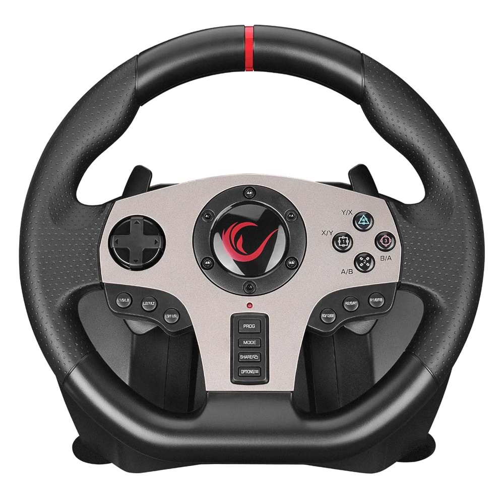 Rampage V902 PC 3 Pedallı - El Vitesli Gaming Oyuncu Direksiyonu Outlet