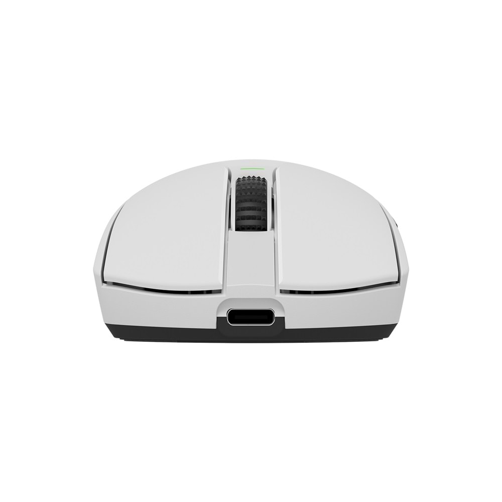 Rampage ZENITH BT+Wired+2.4G Beyaz Kablosuz PAW3395 NORDIC 52833 MCU Gaming Oyuncu Mouse