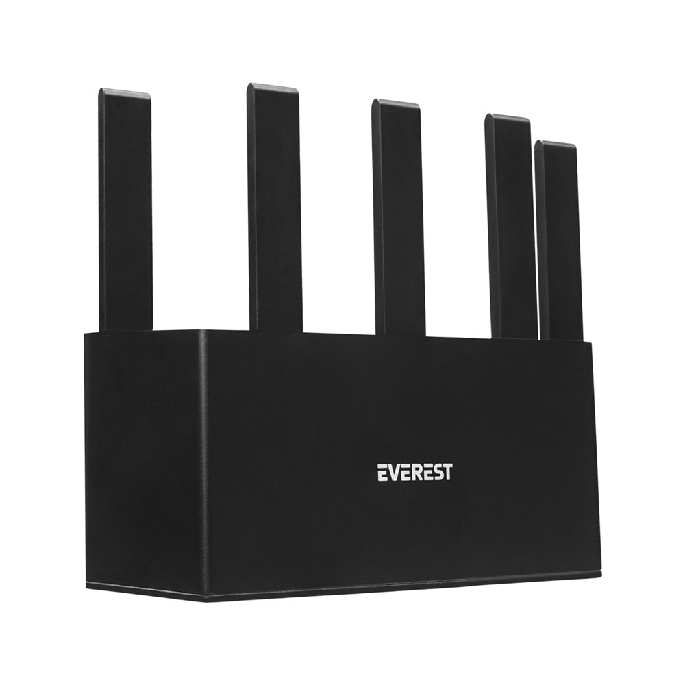 Everest EWR-X3000-V1 AX3000Mbps DualBand 5*6dBi Anten WISP+AP+Repeater Destekli Kablosuz Wifi Router