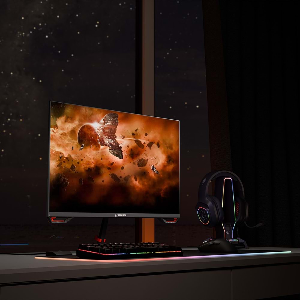 Rampage CRIMSON CR25R180 25 200Hz 1ms CSOT FAST IPS FHD Freesync/G-Sync PC Flat Oyuncu Monitörü