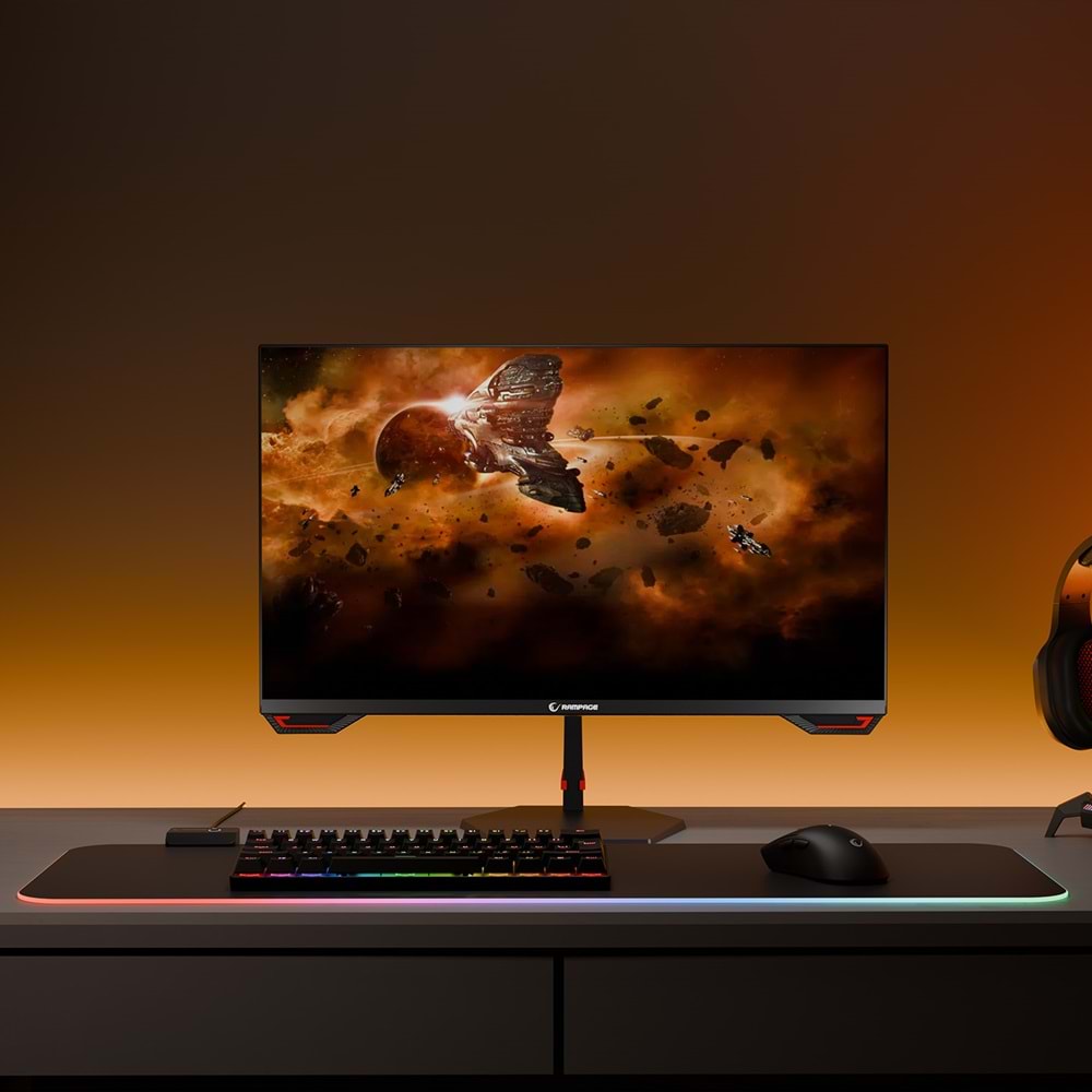 Rampage CRIMSON CR25R180 25 200Hz 1ms CSOT FAST IPS FHD Freesync/G-Sync PC Flat Oyuncu Monitörü