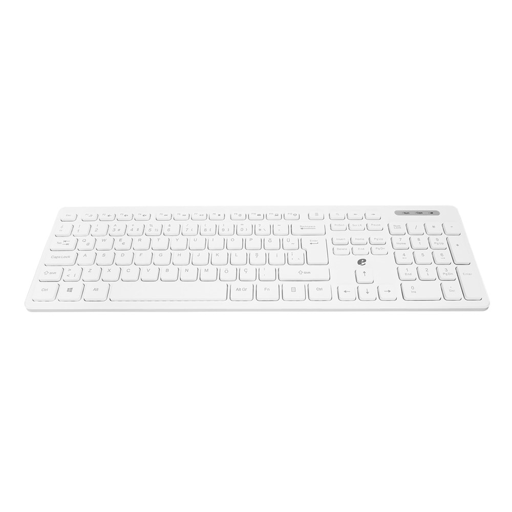 Acer eMachines EAK920 Beyaz Kablosuz TR Q Klavye Mouse Set Multimedya Sessiz Kullanım