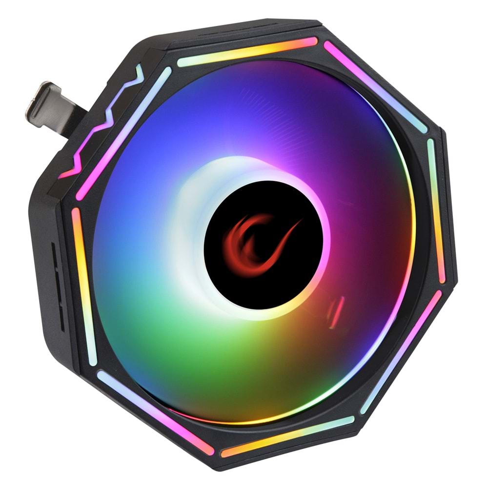 Rampage RM-C04 COOLBLADE Rainbow Intel LGA1851/1700 AMD AM5 Uyumlu RGB Hava Soğutmalı CPU Fan
