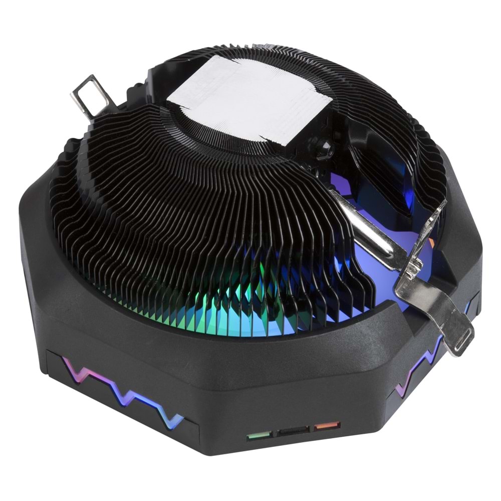 Rampage RM-C04 COOLBLADE Rainbow Intel LGA1851/1700 AMD AM5 Uyumlu RGB Hava Soğutmalı CPU Fan