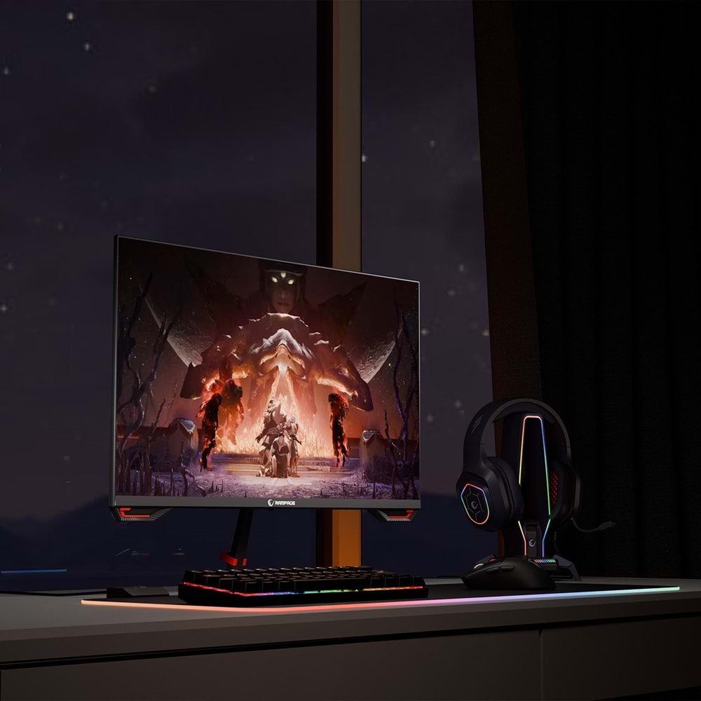 Rampage CRIMSON CR27R200 27 200Hz 0.5ms Fast IPS FHD Freesync/G-Sync PC Flat Oyuncu Monitörü