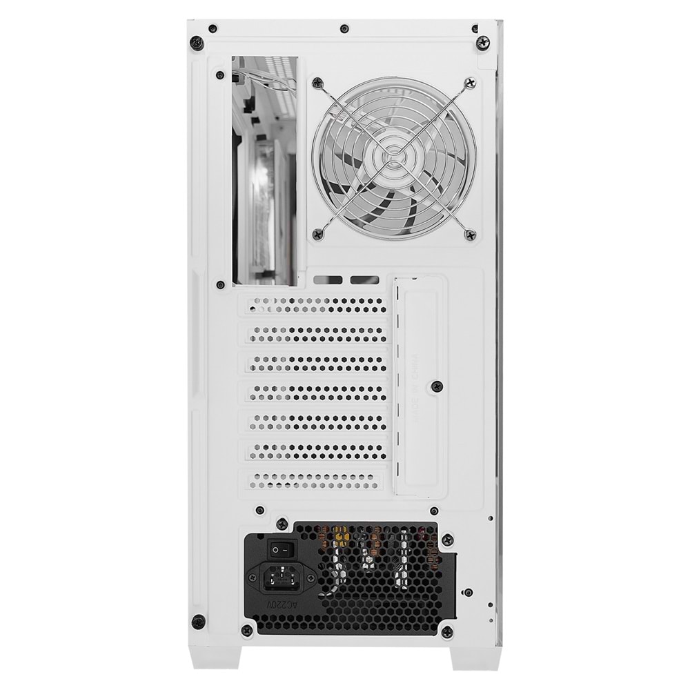 Rampage CRUISER V2 Mesh Temperli Camlı 750W 80 Plus Bronze Beyaz 4x120mm ARGB Fan Gaming Oyuncu Kasası OUTLET