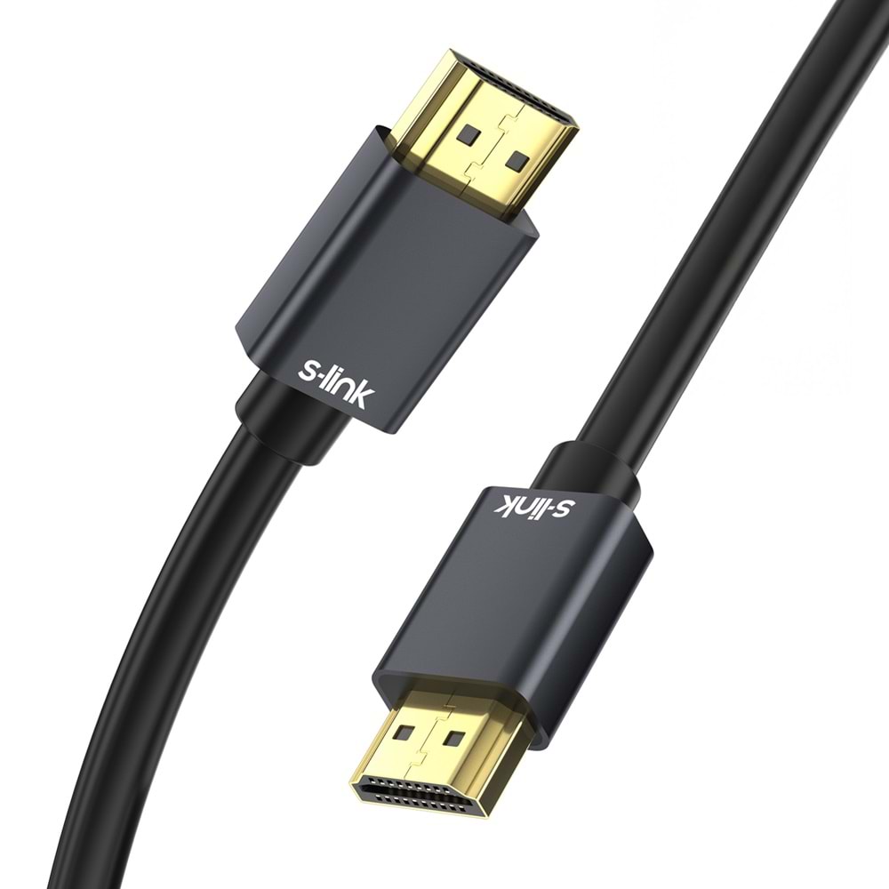 S-link SL-HM8K15 HDMI TO HDMI 1,5m v2.1 8K60 HZ 4K 120HZ Kablo, 8K Hdmi Kablo