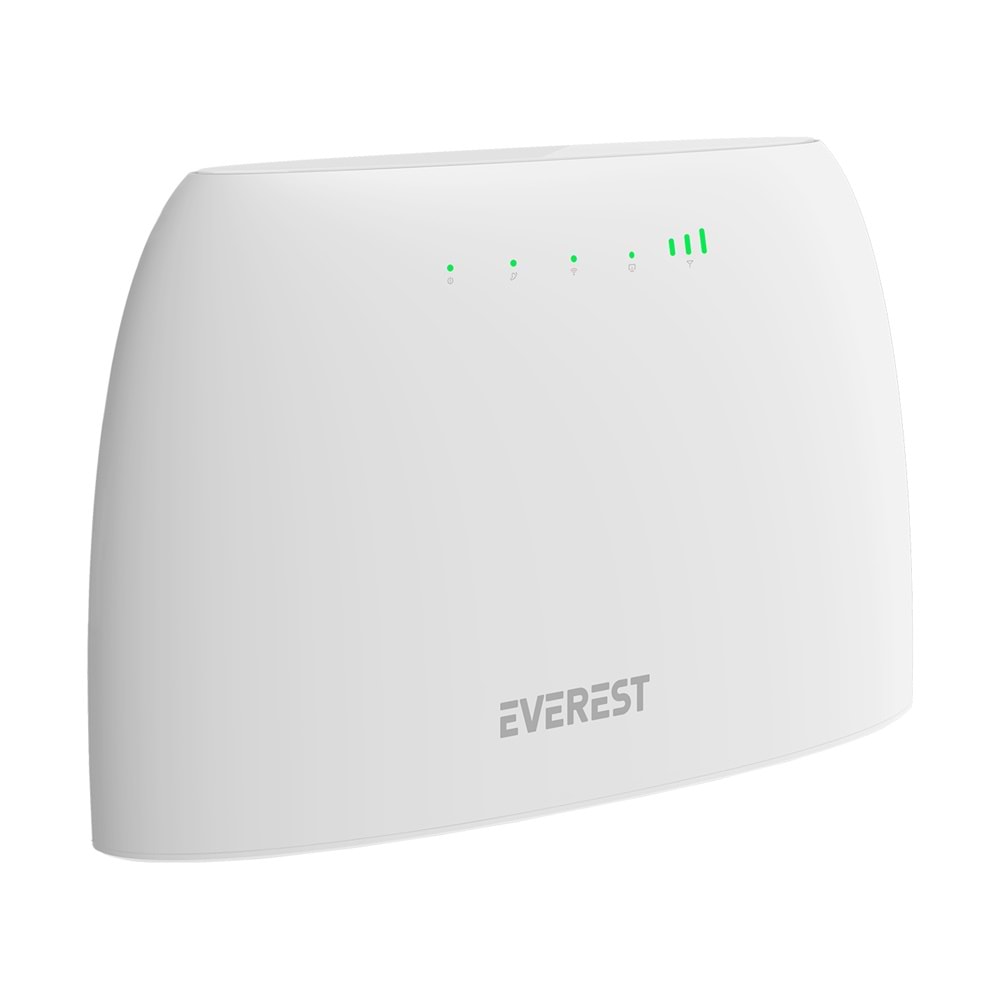 Everest EWR-4G03 300Mbps 2.4GHz Wifi 1xWan 1xLan 1xSIM Sim Kartlı 4G LTE Wireless Router