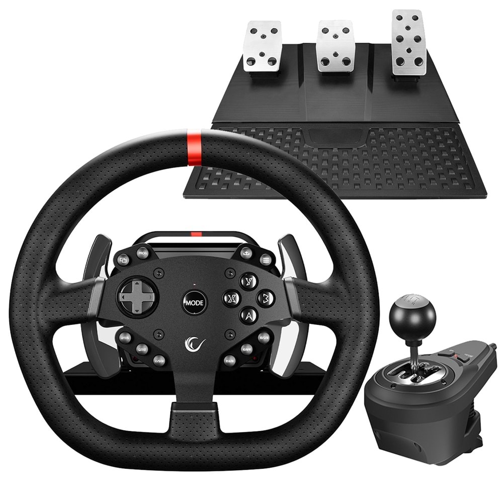 Rampage FORCE V995 PC El Vitesli 3 Pedallı Gaming Oyun Direksiyonu Outlet