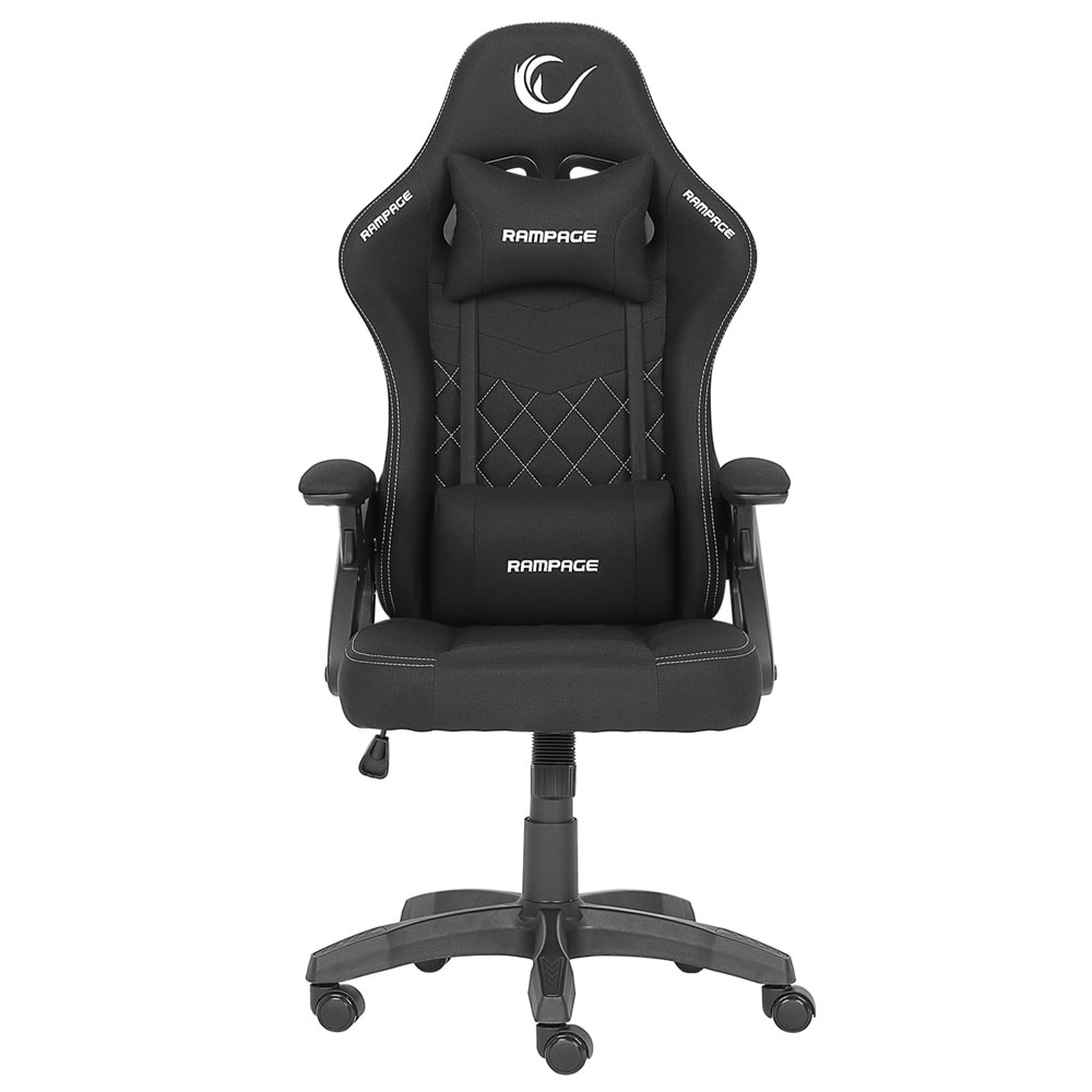 Rampage KL-R43 Nox Terletmez Kumaş Siyah/Gri Oyuncu Koltuğu Outlet