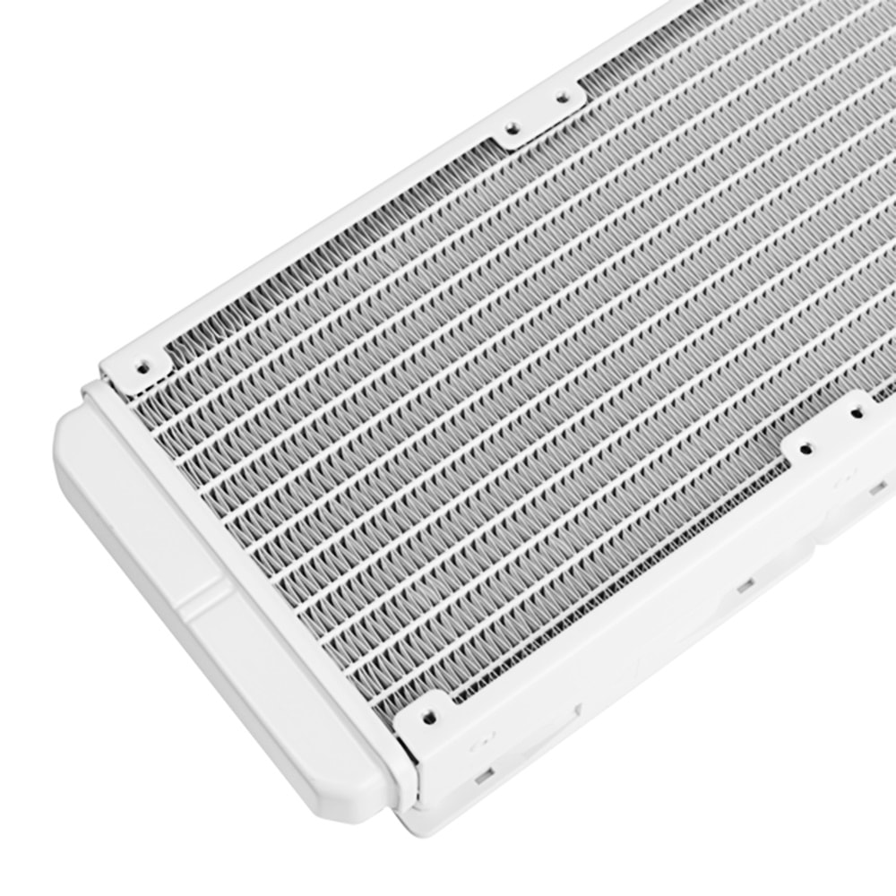 BitFenix KUZY BFW-KCD-240-WW27A-RP Dijital Göstergeli ARGB Fanlı AM5/LGA1851 Beyaz 240mm LCD Sıvı Soğutucu Outlet