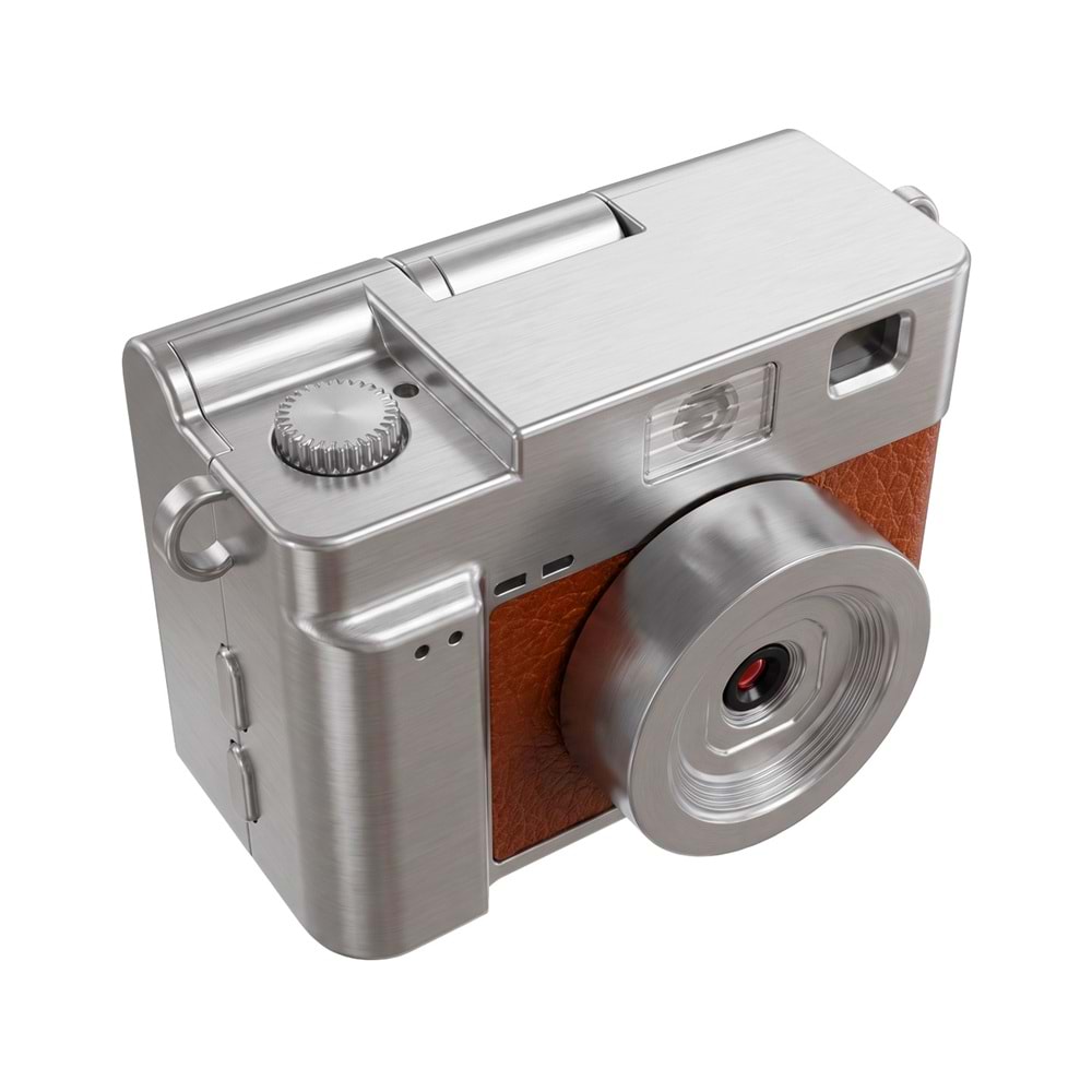 Everest ADK1983 Kahve 2K QHD 1.47 İnç Mini Retro Dijital Kamera