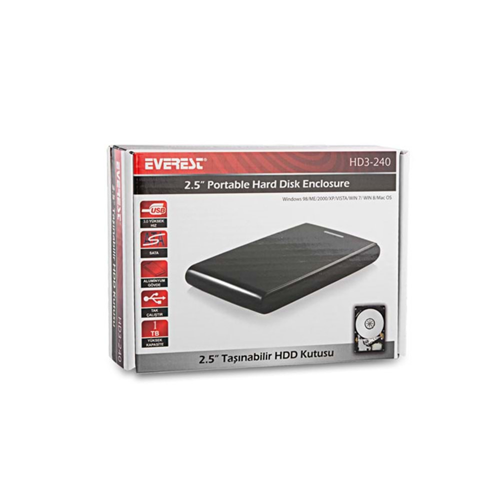 Everest HD3-240 USB 3.0 Harici 2.5