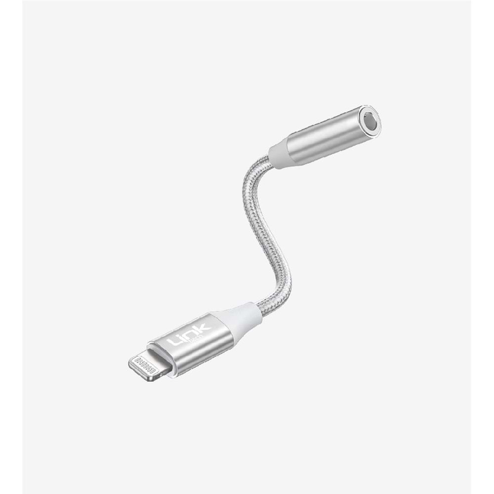 LinkTech A199 Beyaz Lightning to 3.5mm AUX Çevirici Dönüştürücü
