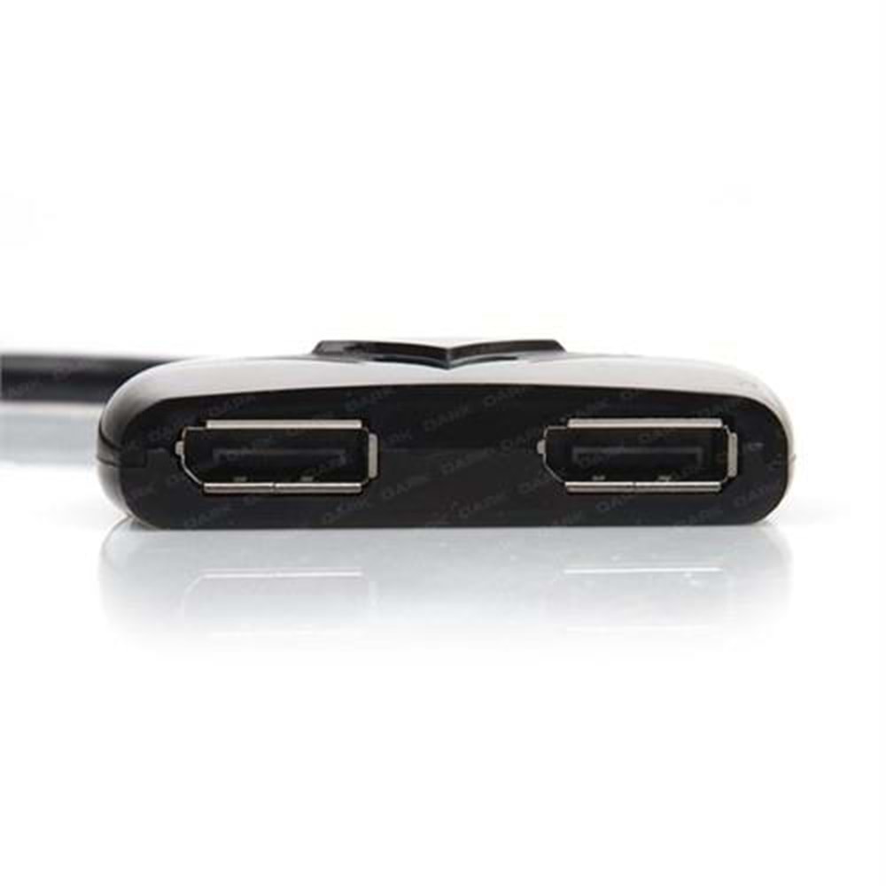Dark Mini DisplayPort - 2 x DisplayPort Dönüştürücü (DK-HD-AMDPX2DP)