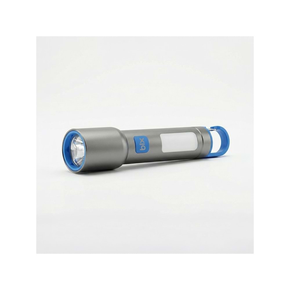 BIX BX1010FL-GR3 3 Renk (Beyaz-Mavi-Turuncu) 500 Lümen 10W El Feneri