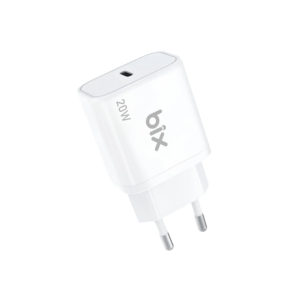 Bix BXPD23 20W PD Akım Korumalı Hızlı Şarj Adaptörü Type-C USB-C Şarj Başlığı