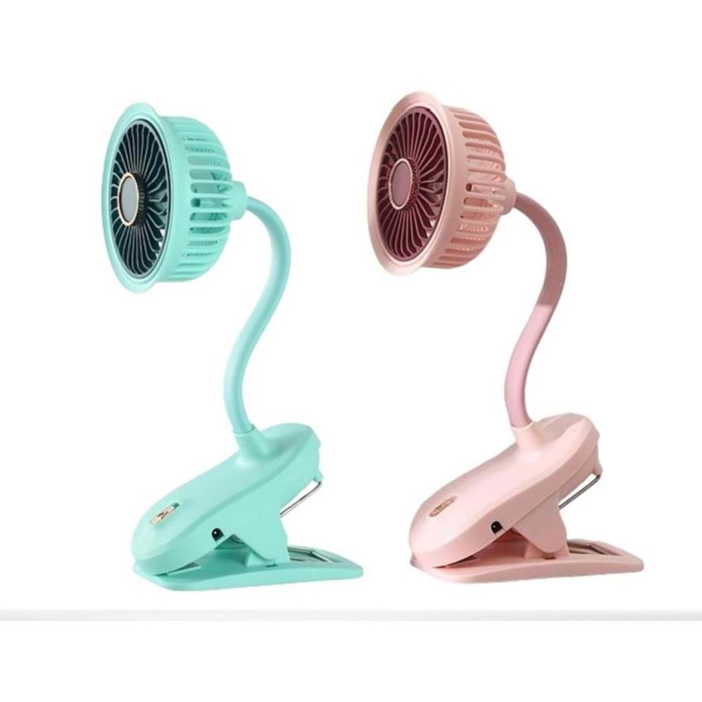 Concord CF16 Renkli El Tipi Şarjlı Vantilatör