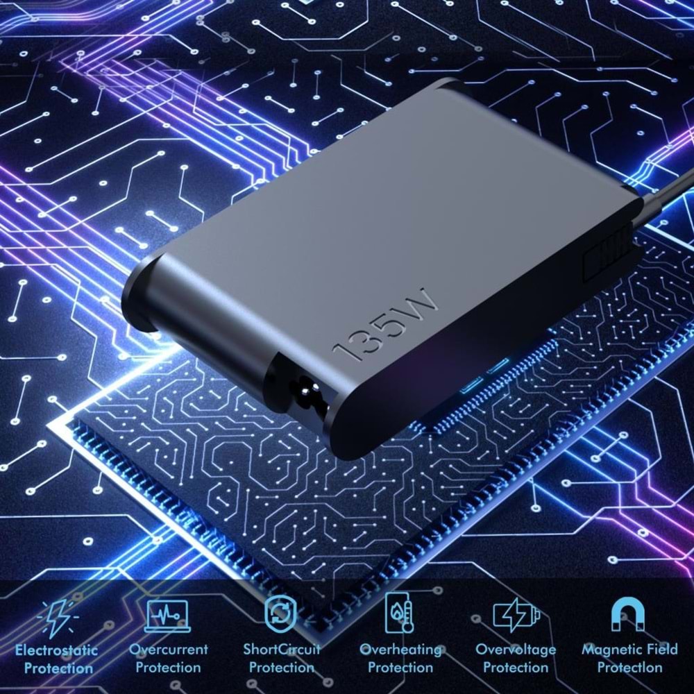 FAST C113 20V 6.75A 135W Lenovo Notebook Şarj Adaptör(USB Tip)