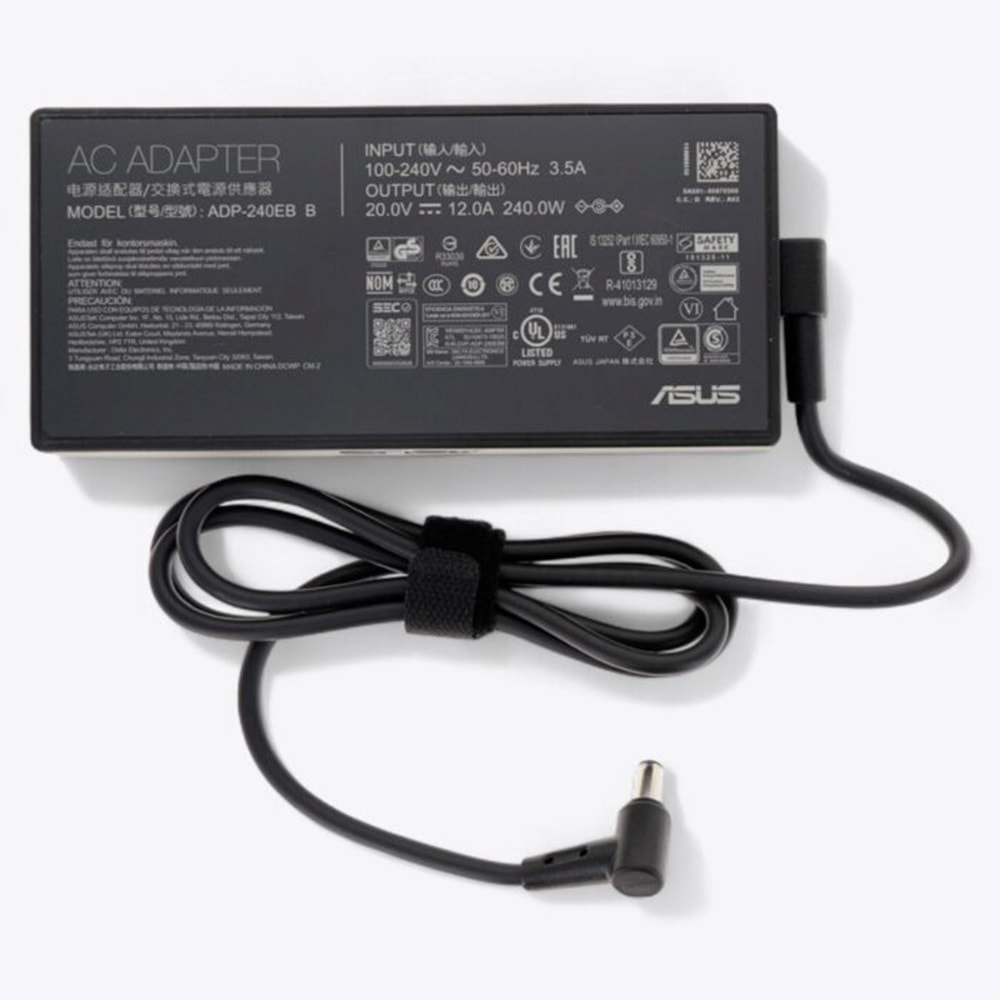 Fast CUADP026 Asus Gaming (20V 12A 4.5mm*3.0mm ) Adaptör, Asus Oyuncu Bilgisayarı Şarj Aleti