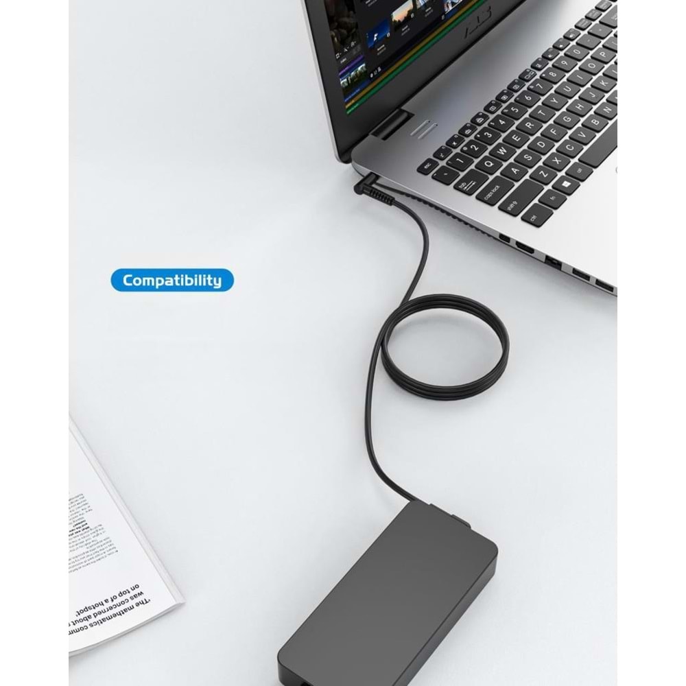 Fast CU46 19.5V 6.67A 130W Yeni Nesil Dell Notebook Şarj Aleti (4.5 X 3.0MM/PİN)