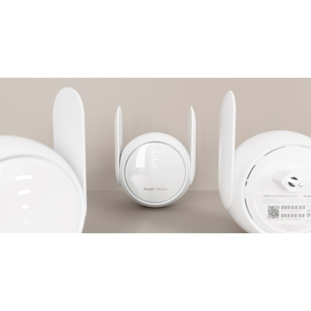 Ruijie Reyee RG-EW1200R Priz Tipi Dual-Band Wi-Fi Extender