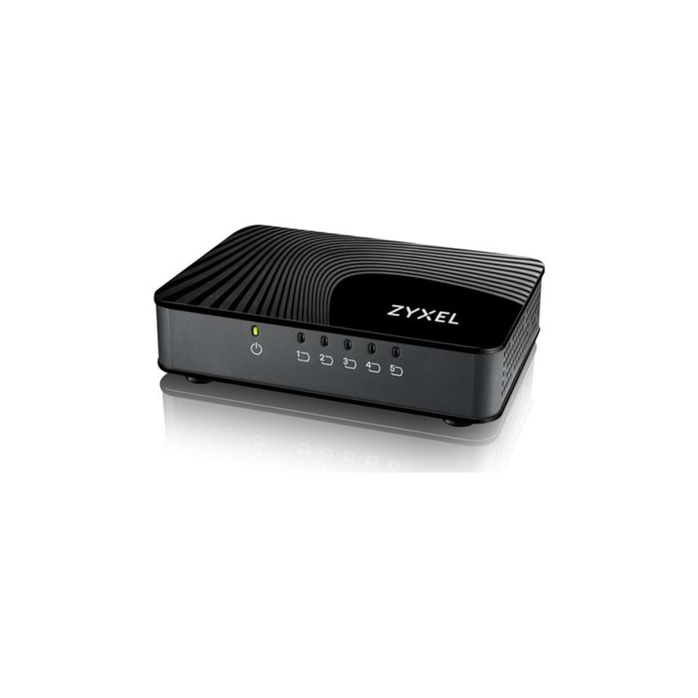 Zyxel GS105S v2 5-Port 10/100/1000Mbps Tak-Kullan Port-Önceliklendirme Destekli Gigabit Switch