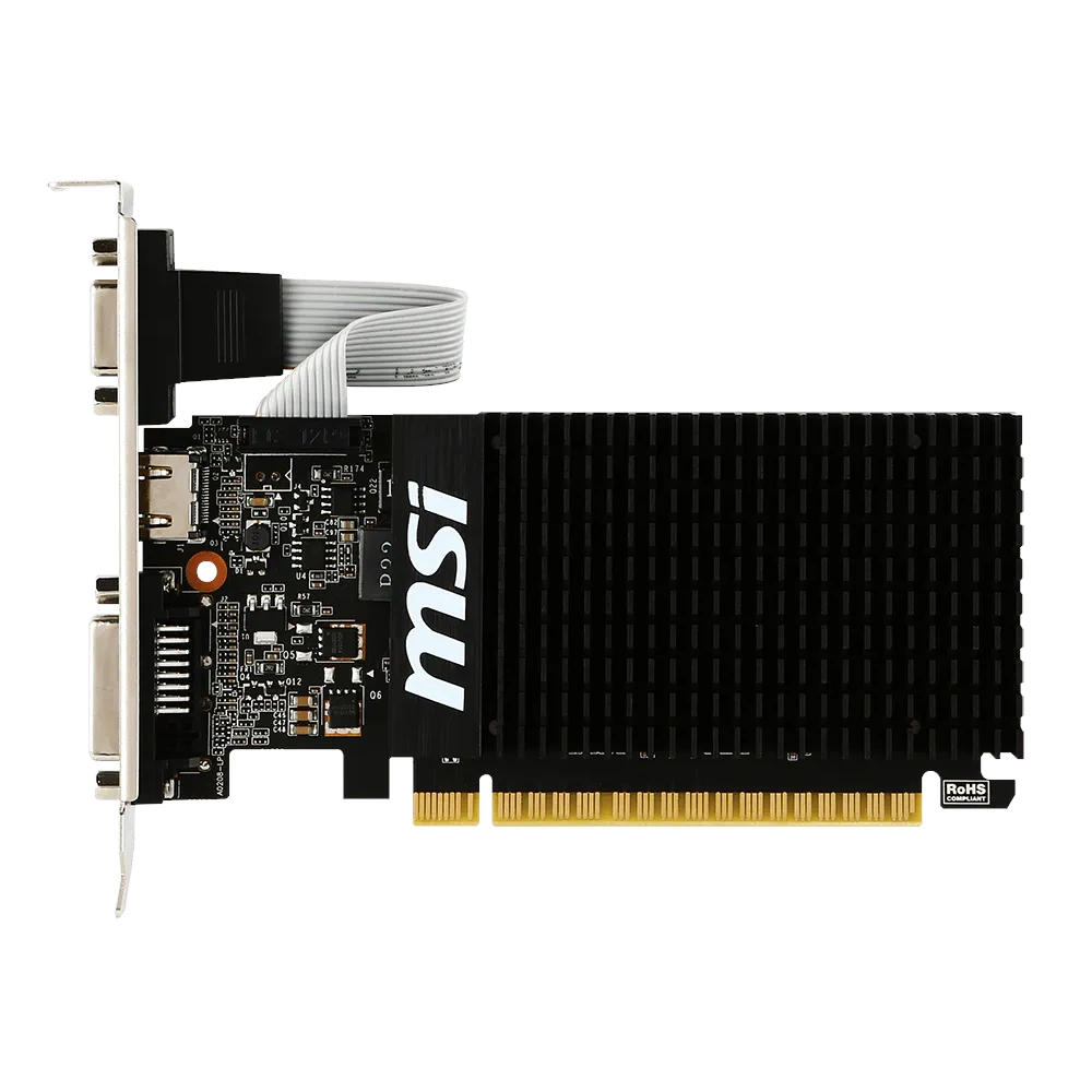 MSI GeForce GT 710 2GD3H LP 2GB DDR3 64Bit DX12 Low Profile Ekran Kartı