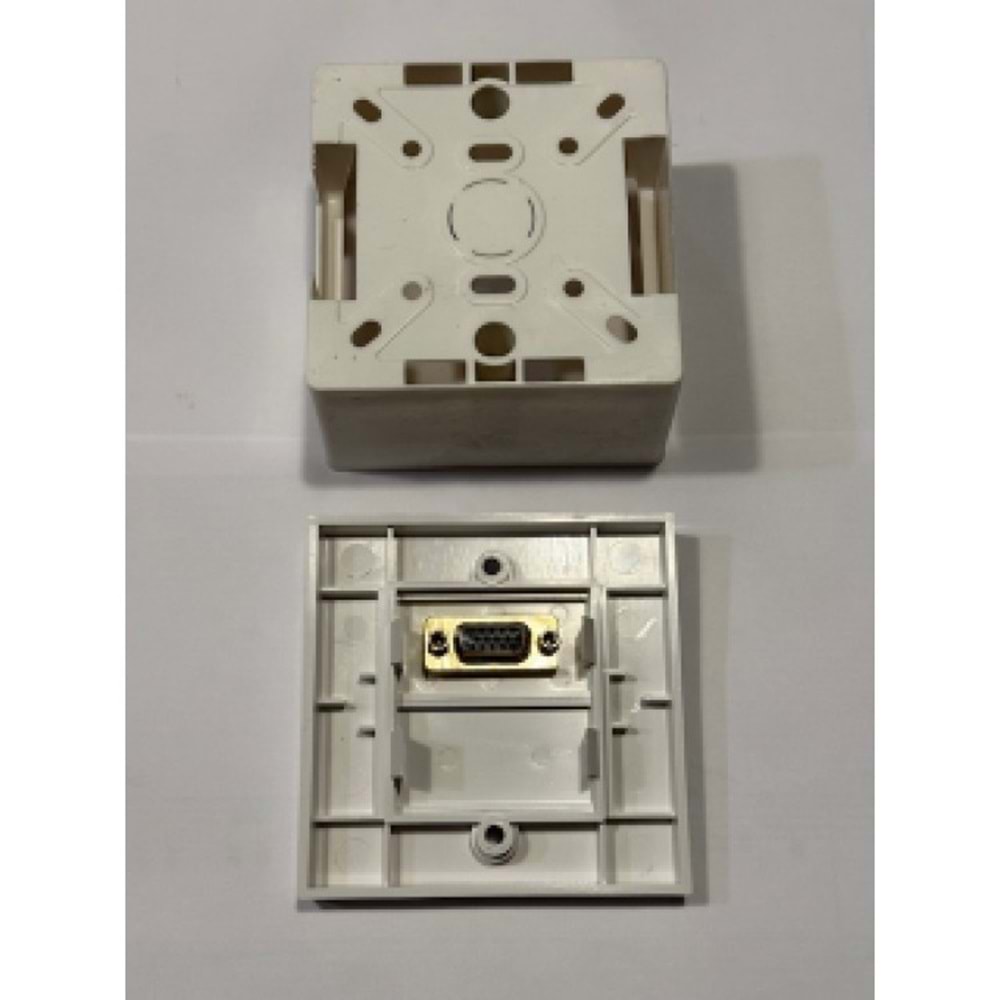 Uptech vga duvar prizi sıva üstü poşetli