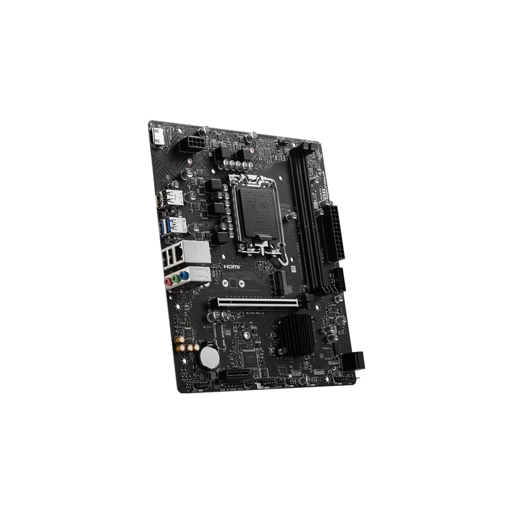 MSI PRO H610M-S DDR4 Intel H610 Soket 1700 3200MHz(OC) M.2 Anakart