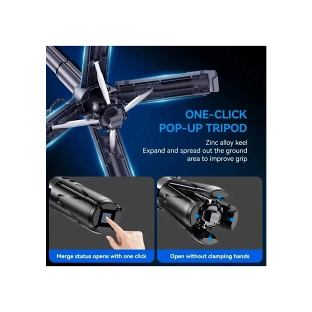 Linktech H877 Premium Ultra Mini Kumandalı Tripod Selfie Telefon Tutacağı