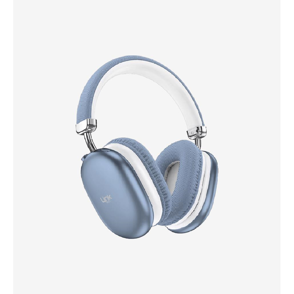 Linktech HP5 Mavi BT V5.3 Hi-Fi 800mAh Kulak Üstü Bluetooth Kulaklık